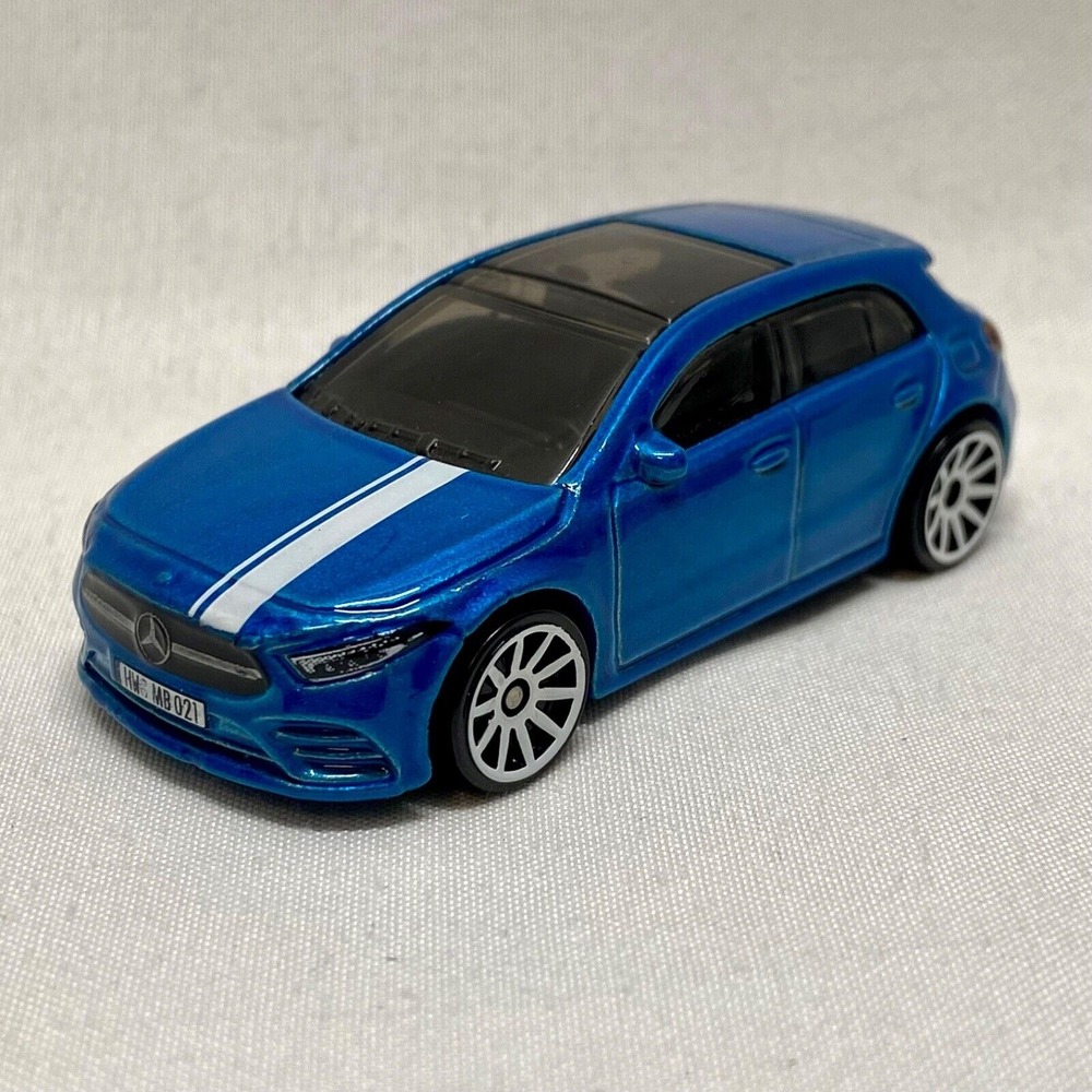 Hot Wheels 2019 Mercedes Benz A-Class HW Hatchbacks Blue 1:64 Die-cast Loose Car
